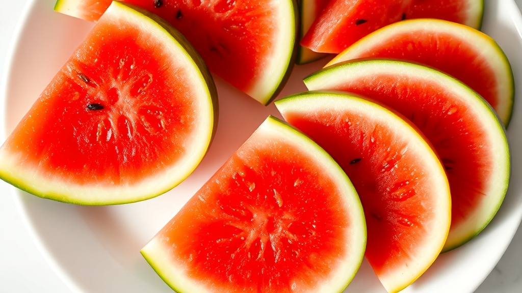 Pitloze watermeloen plakken - veilig fruit voor honden